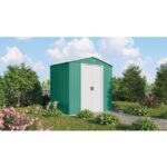 KOVINSKA VRTNA HIŠKA PERGART KÖLN II 65 ZELENA S184 X G119 X V184 CM - slika 2
